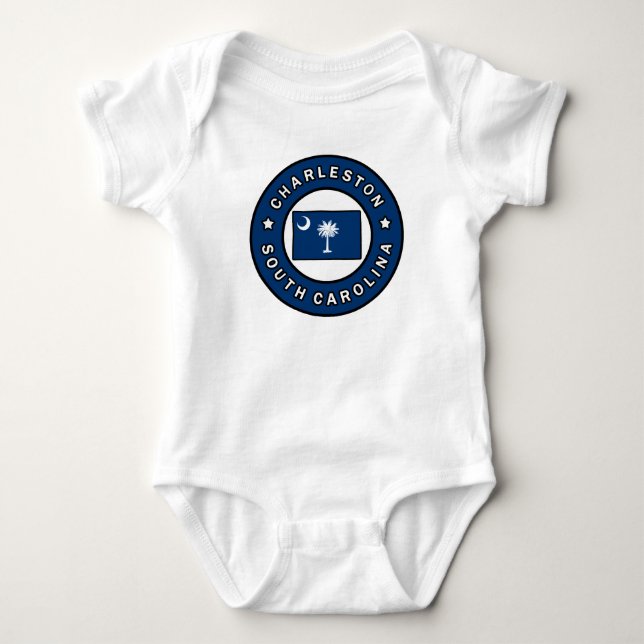 Charleston South Carolina Baby Bodysuit (Front)