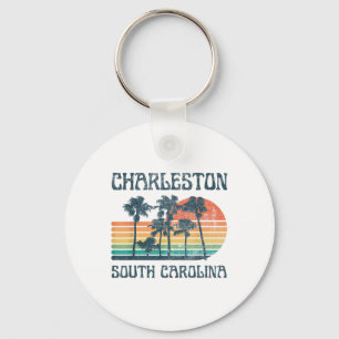 Charleston South Carolina Beach Summer Vacation Vi Keychain