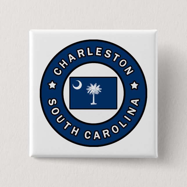 Charleston South Carolina Button (Front)