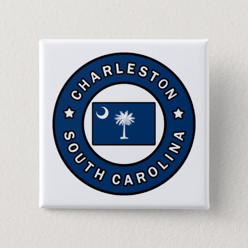 Charleston South Carolina Button