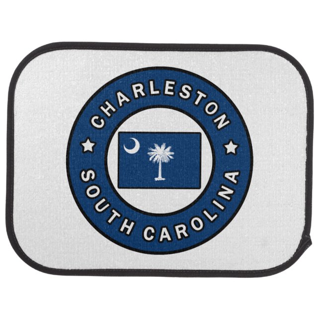 Charleston South Carolina Car Floor Mat (Rear)