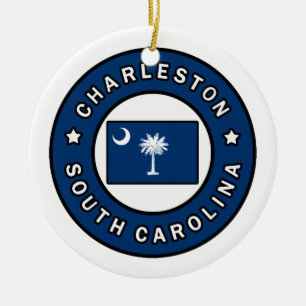 Charleston South Carolina Ceramic Ornament