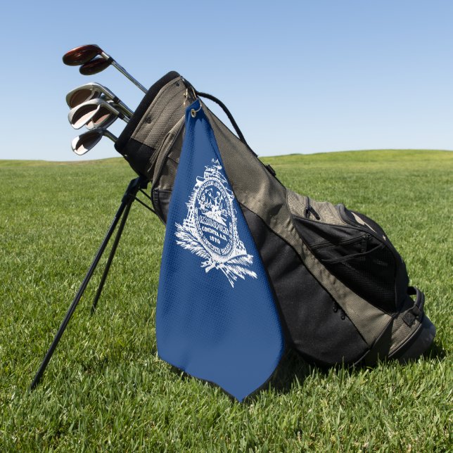 Charleston (South Carolina) city flag Golf Towel (Green)