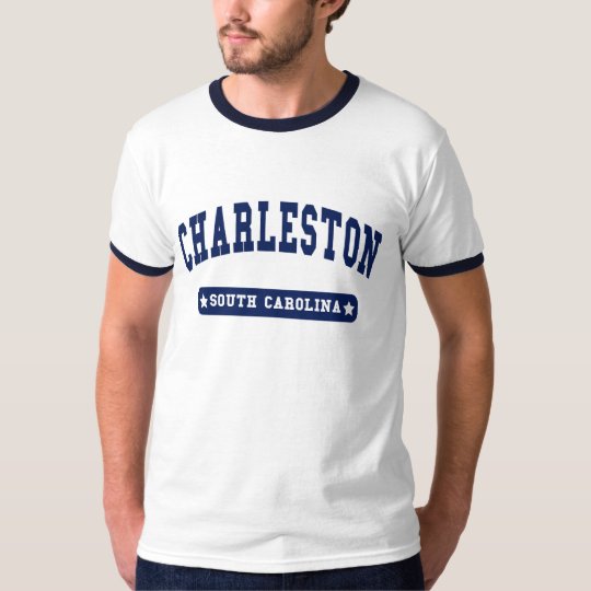Charleston South Carolina College Style tee shirts