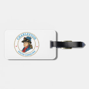 Charleston South Carolina Colonial Luggage Tag
