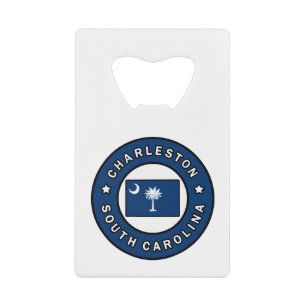 Charleston South Carolina Credit Card Bottle Opener