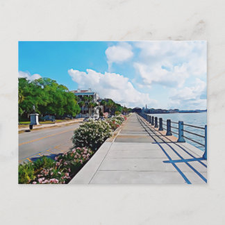 Charleston South Carolina Harbor Postcard