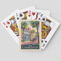 Charleston South Carolina Illustration Travel Art Poker Cards