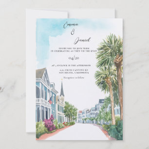 charleston south carolina invitation