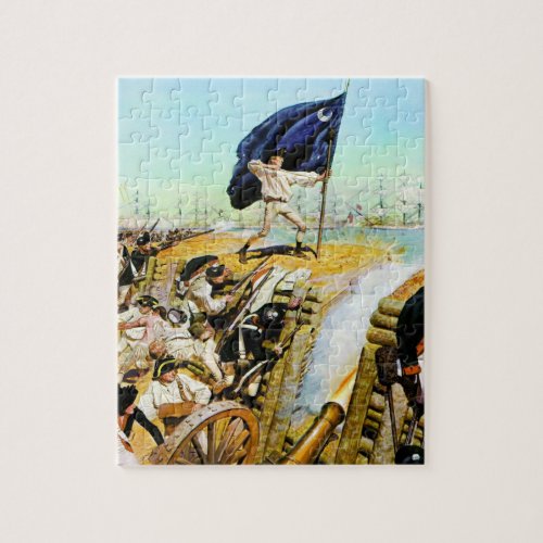 Charleston South Carolina June 1776 Jigsaw Puzzle