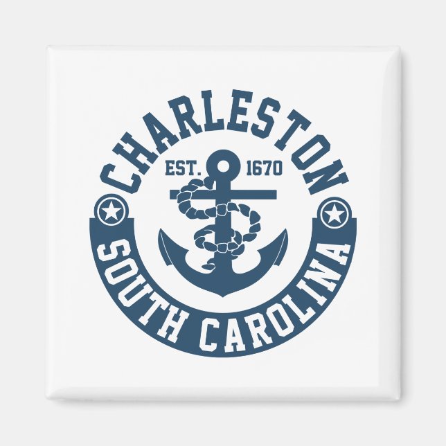Charleston South Carolina Magnet (Front)