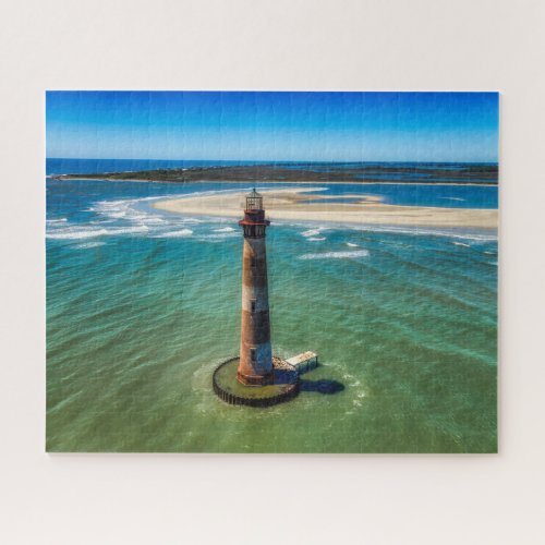 Charleston South Carolina Morris Island Lighthouse Jigsaw Puzzle