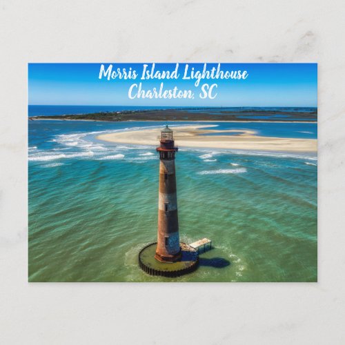 Charleston South Carolina Morris Island Lighthouse Postcard