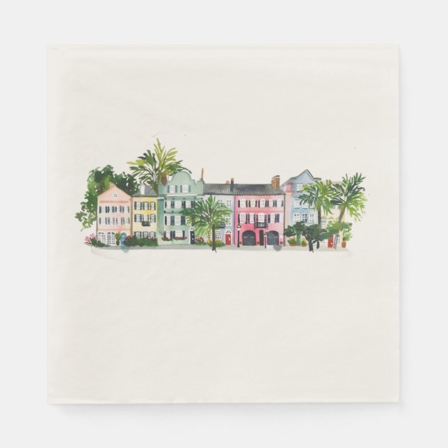 Charleston South Carolina Napkins (Front)