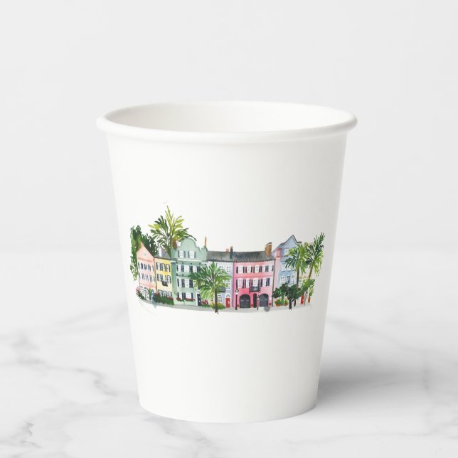 Charleston South Carolina Paper Cups (Front)
