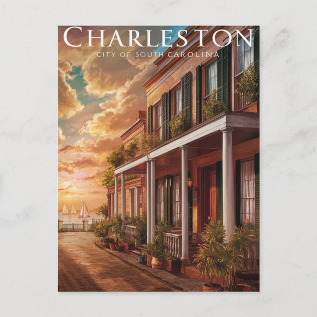 Charleston, South Carolina  Postcard (Front)