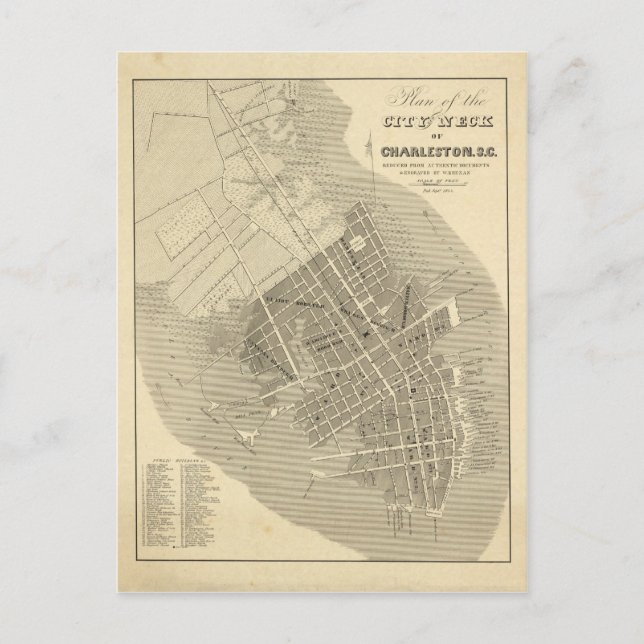 Charleston, South Carolina Postcard (Front)