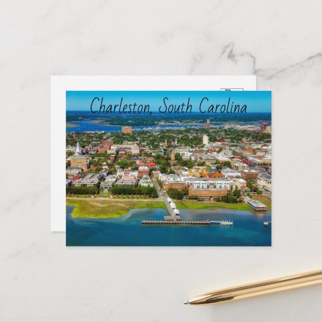 Charleston, South Carolina Postcard (Front/Back In Situ)