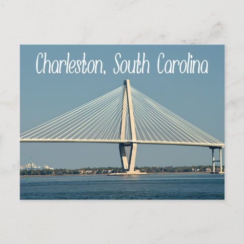 Charleston South Carolina Ravenel Bridge Post Card