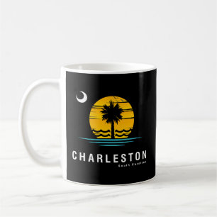Charleston South Carolina Sc Palmetto Moon Sunset Coffee Mug