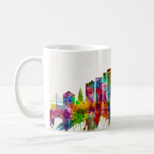 Charleston South Carolina Skyline Coffee Mug