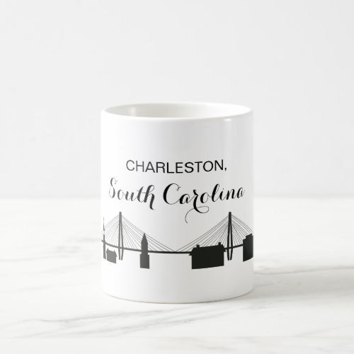 Charleston South Carolina Skyline Coffee Mug