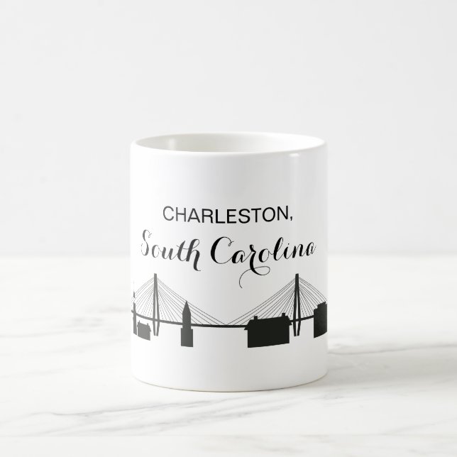 Charleston South Carolina Skyline Coffee Mug (Center)