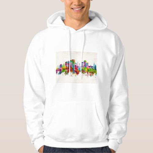 Charleston South Carolina Skyline Hoodie