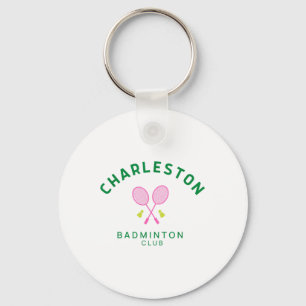 Charleston South Carolina Tennis Badminton Club Keychain