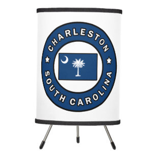 Charleston South Carolina Tripod Lamp