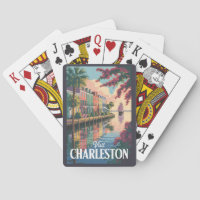 Charleston South Carolina Waterfront Illustration