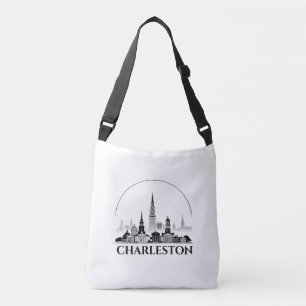 Charleston Stylized Skylin Cross-Body Bag