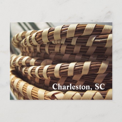 Charleston Sweetgrass Baskets Postcard