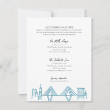 Charleston Toile Border in Blue Accommodations