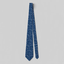 Charleston Toile in Navy Blue Neck Tie