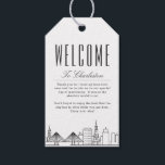 Charleston Wedding | Welcome Message Gift Tags<br><div class="desc">Special welcome gift tags tailored specifically to your wedding event in the beautiful city of Charleston, South Carolina. This item is part of a larger 20 piece collection with items tailored to before, the day of, and after your wedding ceremony. Some other matching items to go with this include, gift...</div>