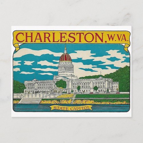  Charleston West Virginia  Postcard