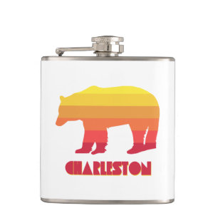 Charleston West Virginia Rainbow Bear Flask
