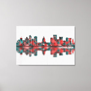 Charleston West Virginia Skyline Canvas Print