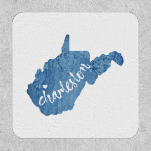 Charleston West Virginia Wood Grain Patch