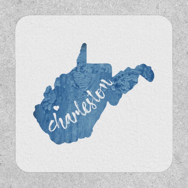 Charleston West Virginia Wood Grain Patch (Front)