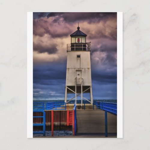 Charlevoix Light 0817 Postcard