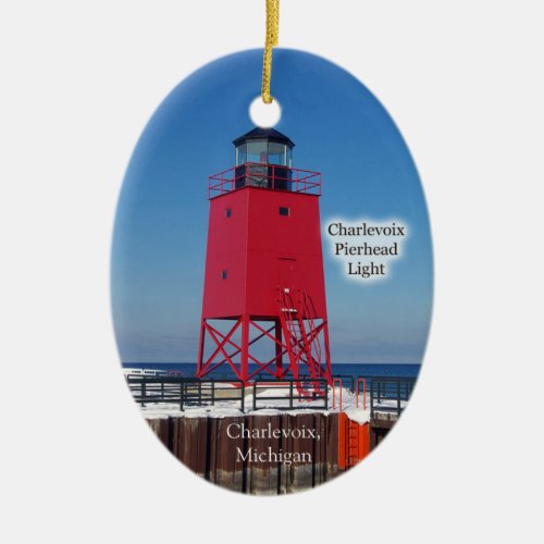 Charlevoix Pierhead Light ornament