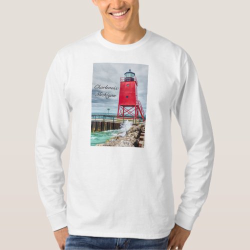 Charlevoix South Pierhead Lighthouse T_Shirt