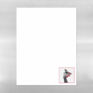 Charlie 8.5 x 11 Dry Erase Magnetic Sheet