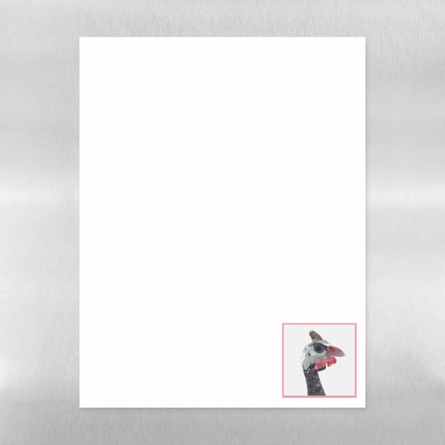 Charlie 8.5 x 11 Dry Erase Magnetic Sheet (Vertical)