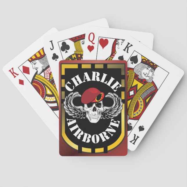 Charlie Airborne High Speed Deck Poker Cards (Back)