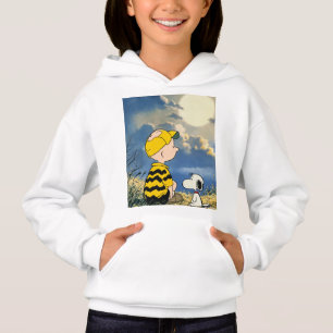 Charlie brown 90s anime hoodies design