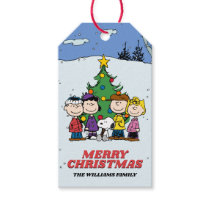 Charlie Brown and Friends Christmas Gift Tags