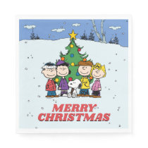 Charlie Brown and Friends Christmas Napkins